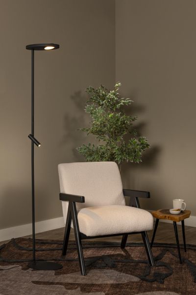 Lucide ORTOLAN - Floor lamp - LED Dim. - CCT - 2700K/4000K - Black